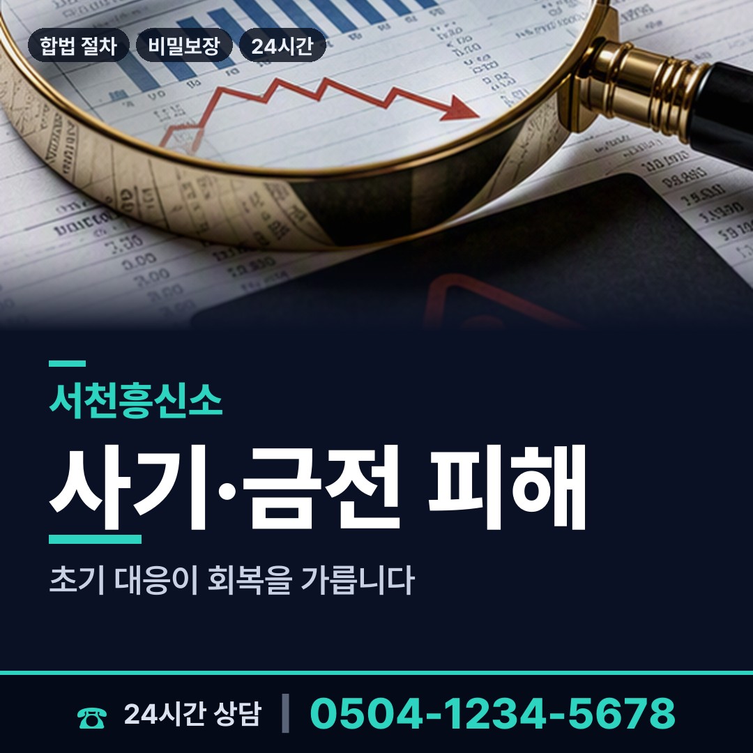 서천 서천읍 민간조사사 상담 안내